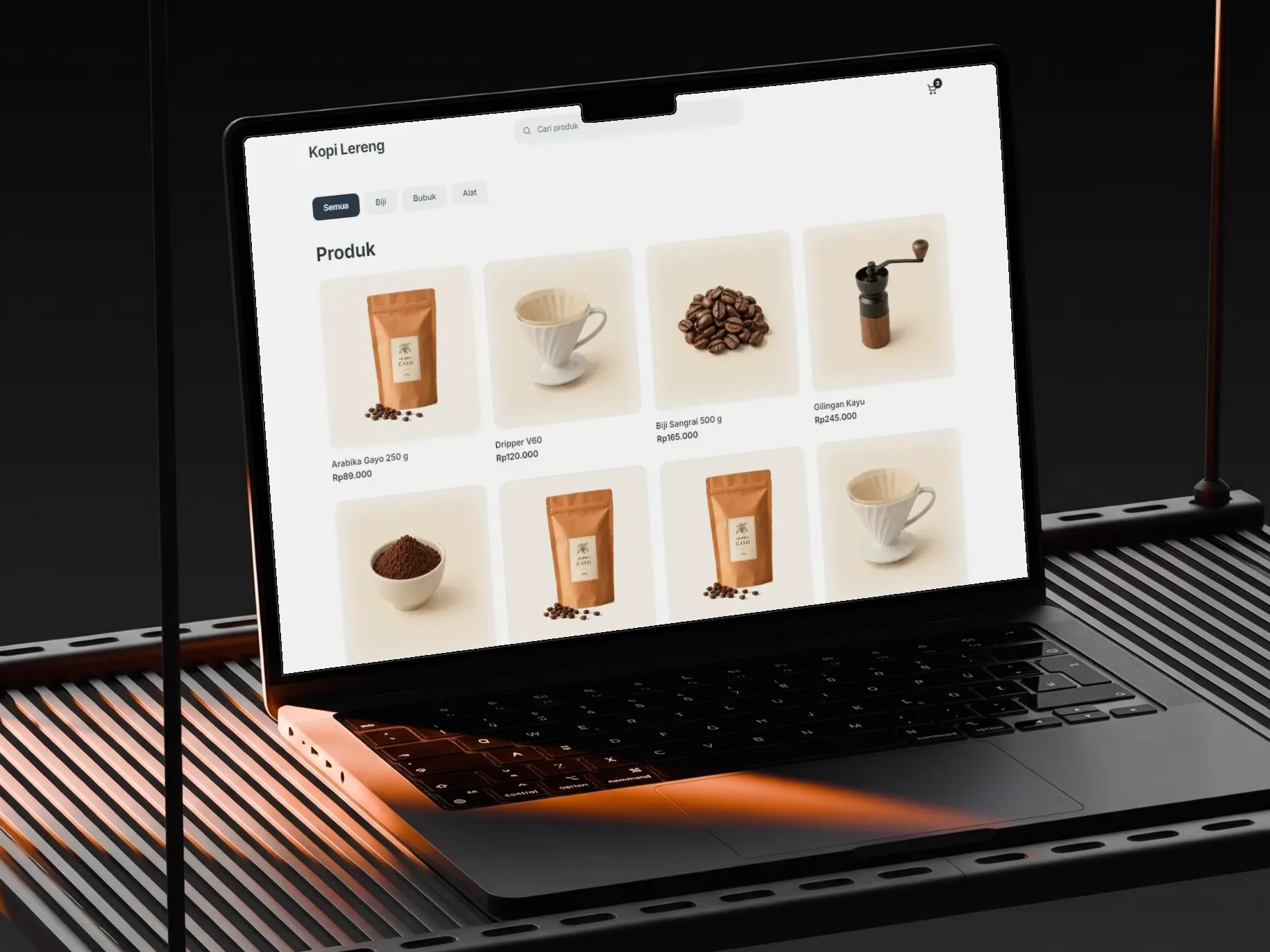 Desain 1 di laptop